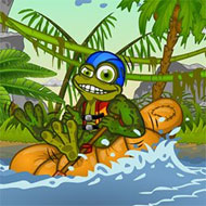 Rafting Toad