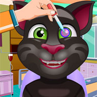 Talking Tom at Eye Clinic